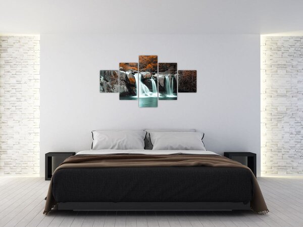 Obraz - Vodopády (125x70 cm)