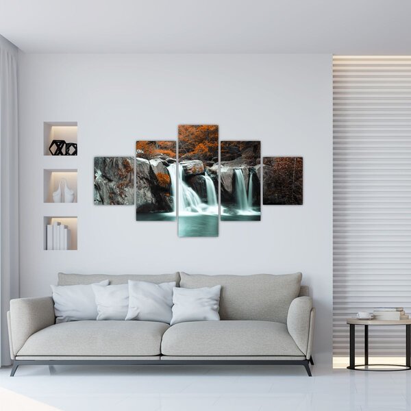 Obraz - Vodopády (125x70 cm)