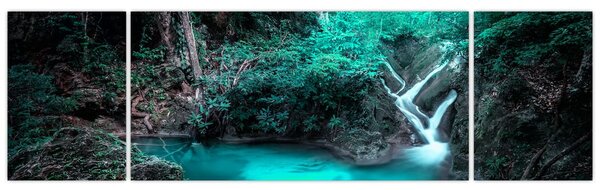 Obraz - Tyrkysové jezero (170x50 cm)