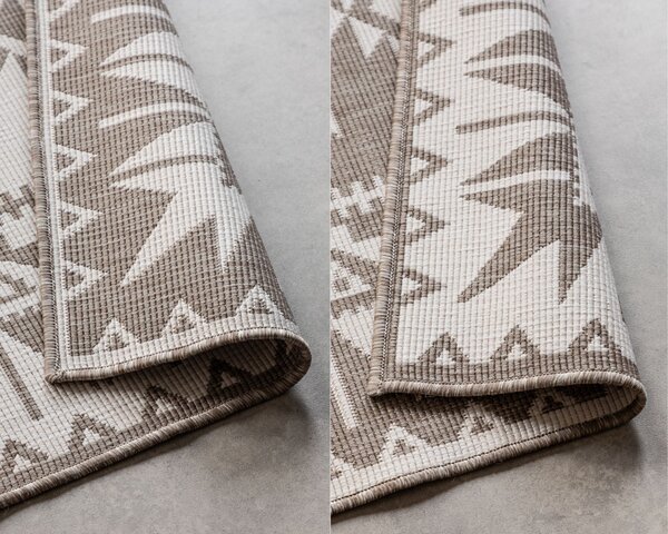 ELLE Decoration, Kusový koberec Gemini 106021 Linen z kolekce Elle – na ven i na doma, 80x150, béžová, chodba / předsíň