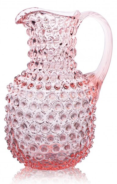 Džbán, Jílek Glassworks, HOBNAIL, Neorosaline, 2,3 l