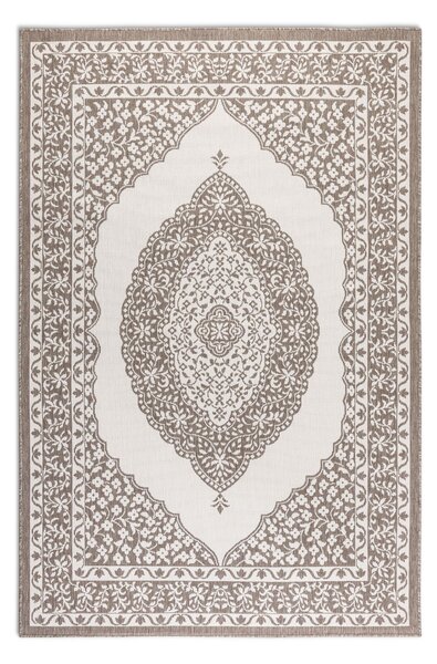 ELLE Decoration, Kusový koberec Gemini 106026 Linen z kolekce Elle – na ven i na doma, 80x150, béžová, chodba / předsíň