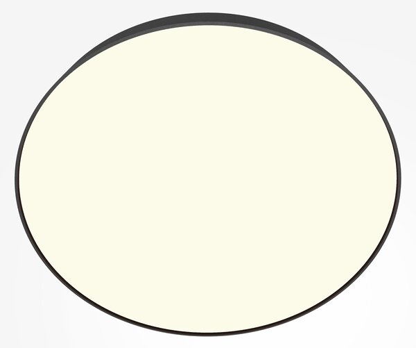 Maytoni Moderní stropní LED svítidlo ZON, 90W, ⌀ 60 cm Barva: Černá, Teplota světla: 3000K - teplá bílá