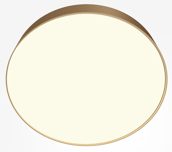 Maytoni Moderní stropní LED svítidlo ZON, 45W, ⌀ 40 cm Barva: Černá, Teplota světla: 3000K - teplá bílá