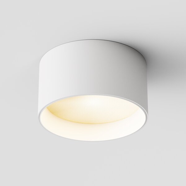 Maytoni Moderní stropní LED svítidlo VEGA, 12W, v. 6,4 cm, 3000K Barva: Bílá