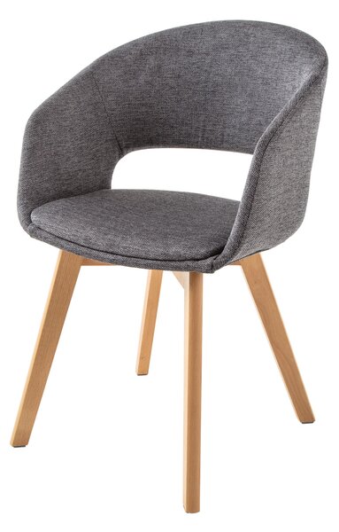 Designová židle Colby šedá