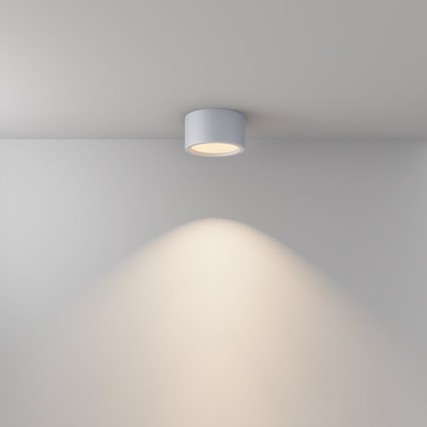 Maytoni Moderní koupelnové stropní LED svítidlo HYDRA, 15W, v. 17,6 cm, 3000K, IP44 Barva: Černá