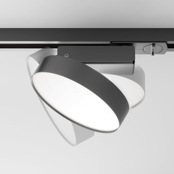 Maytoni Moderní lištové stropní LED svítidlo ZON, 12W, ⌀ 13,5 cm Teplota světla: 3000K - teplá bílá