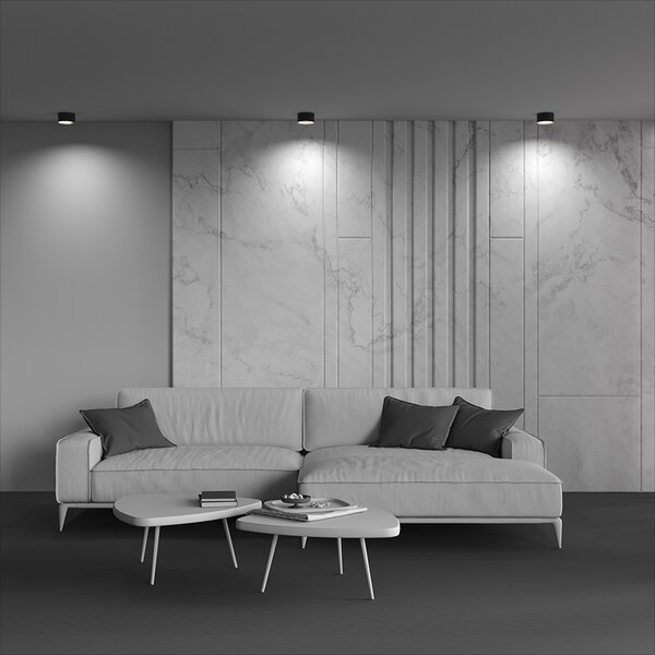 Maytoni Moderní stropní LED svítidlo VEGA, 12W, v. 6,4 cm, 3000K Barva: Bílá
