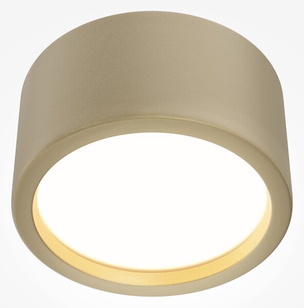 Maytoni Moderní koupelnové stropní LED svítidlo HYDRA, 15W, v. 17,6 cm, 3000K, IP44 Barva: Černá