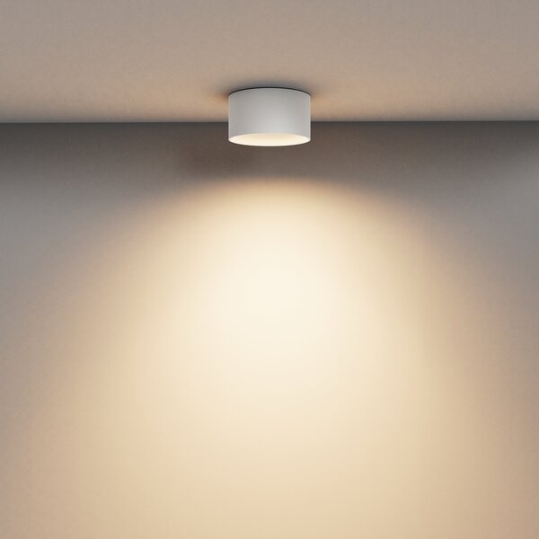 Maytoni Moderní stropní LED svítidlo VEGA, 15W, v. 7 cm, 3000K Barva: Černá