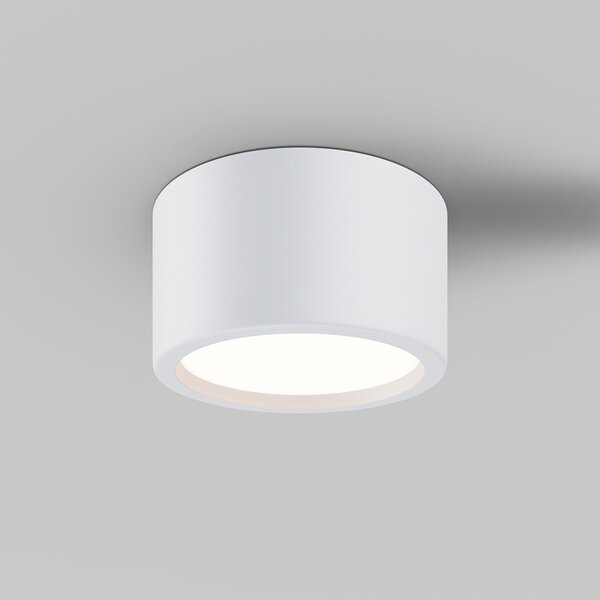 Maytoni Moderní koupelnové stropní LED svítidlo HYDRA, 15W, v. 17,6 cm, 3000K, IP44 Barva: Černá