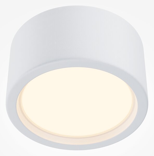 Maytoni Moderní koupelnové stropní LED svítidlo HYDRA, 15W, v. 17,6 cm, 3000K, IP44 Barva: Černá