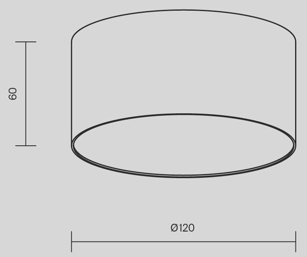Maytoni Stropní LED svítidlo ZON, 12W, ⌀ 12 cm Barva: Bílá