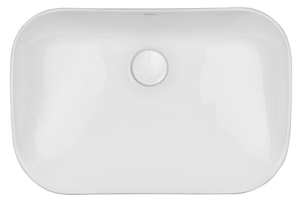 Oltens Solvig umyvadlo 51x34 cm oválné na pult bílá 40322000