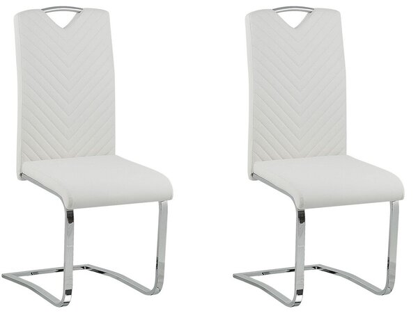 Set 2 ks. jídelních židlí PINACCO (bílá). 1026797