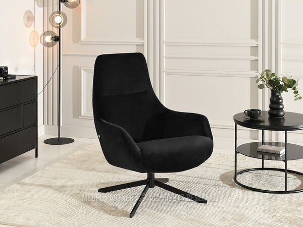 Relaxační křeslo Avirecemo (černá). Akce -10%