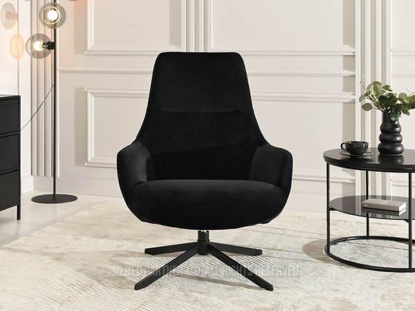 Relaxační křeslo Avirecemo (černá). Akce -10%
