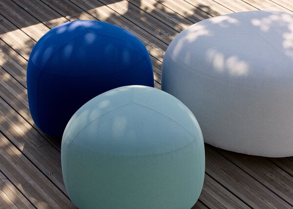 La Palma designové poufy Kipu (Ø57x45)