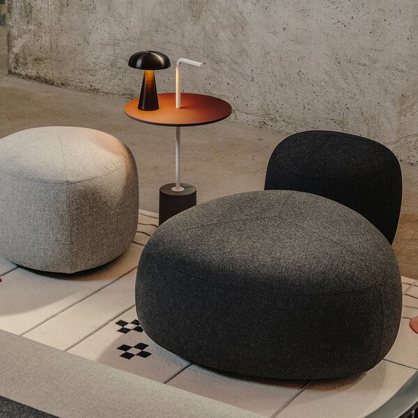La Palma designové poufy Kipu (Ø57x45)