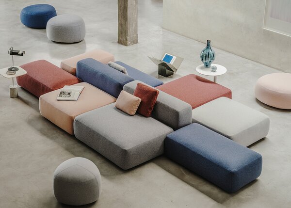 La Palma designové poufy Kipu (Ø57x45)