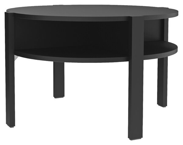 KONFERENČNÍ STOLEK, černá, kompozitní dřevo, 74,4/74,4/45,5 cm Ti'me - Konferenční stolky