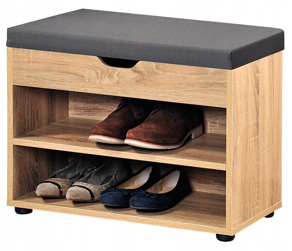 Botník s sedátkem Kesper 60 x 47 x 30 cm buk světlý