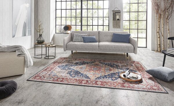 Nouristan - Hanse Home, Kusový koberec Asmar 104017 Indigo/Blue | vícebarevná Typ: 120x160 cm