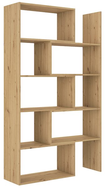 Regál KAROL 02 | nastavitelná šířka 72,5-125 cm x 188 cm | artisan | lamino o síle 22 mm