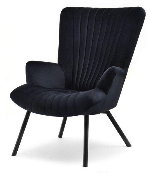 Relaxační křeslo Lanzaris (černá)