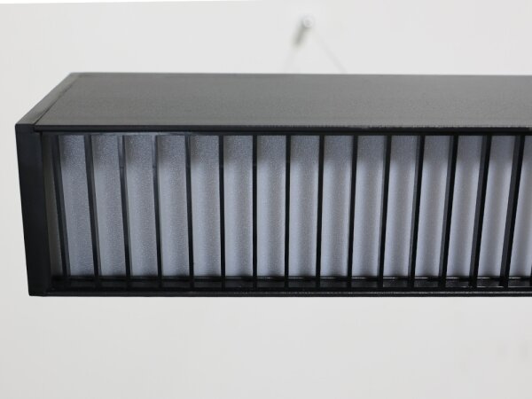 LED Lustr na lanku LED/55W/230V 3000/4000/6500K 120 cm černá