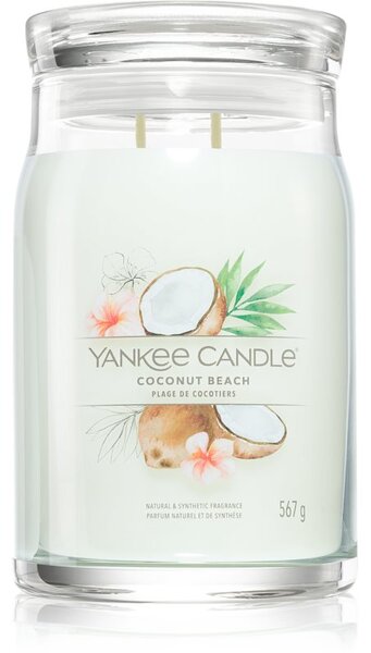 Yankee Candle Coconut Beach vonná svíčka Signature 567 g