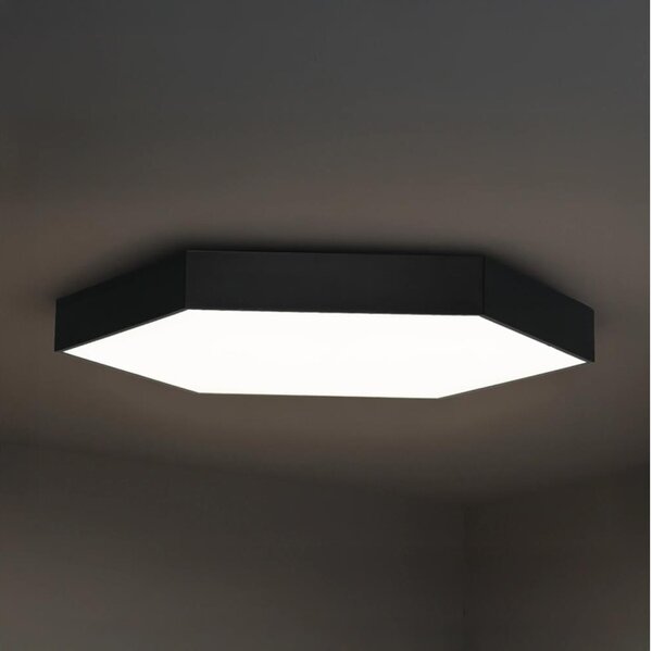LED Stropní svítidlo LED/135W/230V 3000/4000/6500K pr. 80 cm černá