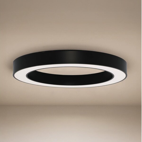 LED Stropní svítidlo LED/80W/230V 3000/4000/6500K pr. 80 cm černá