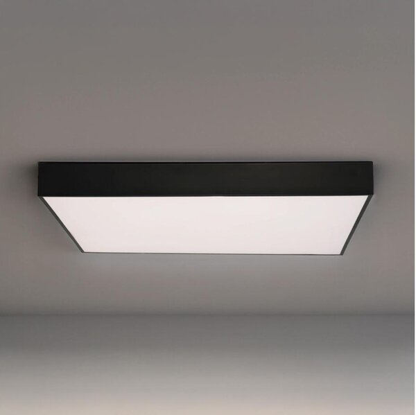 LED Stropní svítidlo LED/215W/230V 3000/4000/6500K 80x80 cm černá