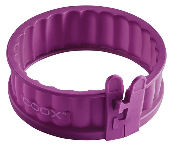 Coox Silikonová forma na koláč se skleněným dnem, Ø 12 cm (lila fialová) (100386472003)