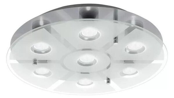 Eglo 75343 -LED Stm. stropní svítidlo CABO-SD 7xGU10/5W/230V pr.46 cm mat. chrom