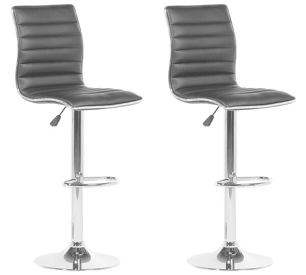 Set 2 ks. barových židlí LOCARNO (černá). 1026788