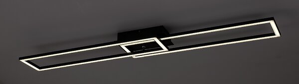 Rabalux 71004 Nefertum LED Stropní svítidlo s ovladačem | Variabilní | Stmívatelné | 38W | Bílá | Černá - r-71004