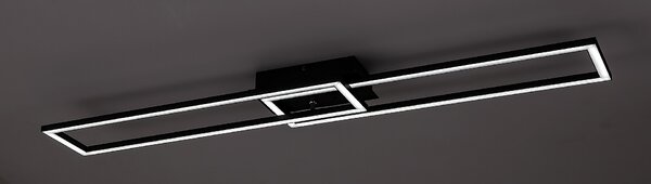 Rabalux 71004 Nefertum LED Stropní svítidlo s ovladačem | Variabilní | Stmívatelné | 38W | Bílá | Černá - r-71004