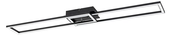 Rabalux 71004 Nefertum LED Stropní svítidlo s ovladačem | Variabilní | Stmívatelné | 38W | Bílá | Černá - r-71004