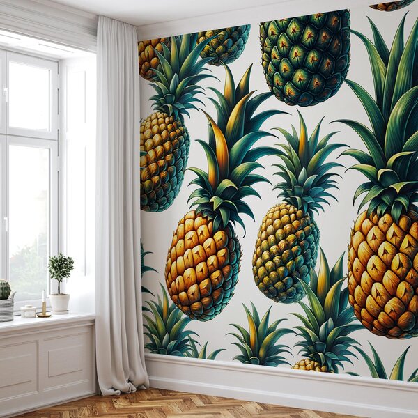 Fototapeta - Ananasy (245x170 cm)