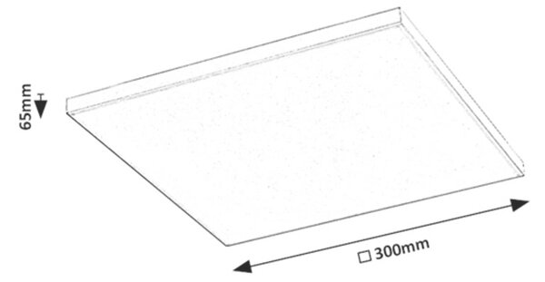Rabalux 71001 Faramir LED Stropní svítidlo s ovladačem | RGB | Variabilní | Stmívatelné | 18W | Bílá - r-71001