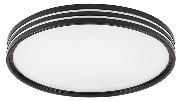 Rabalux 71118 Epora LED Moderní stropní svítidlo | Teplá bílá | 25W | Bílá | Černá - r-71118