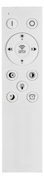 Rabalux 71115 Bitsi LED Stropní svítidlo s ovladačem | Variabilní | Stmívatelné | 7,2W | Bílá | Černá - r-71115