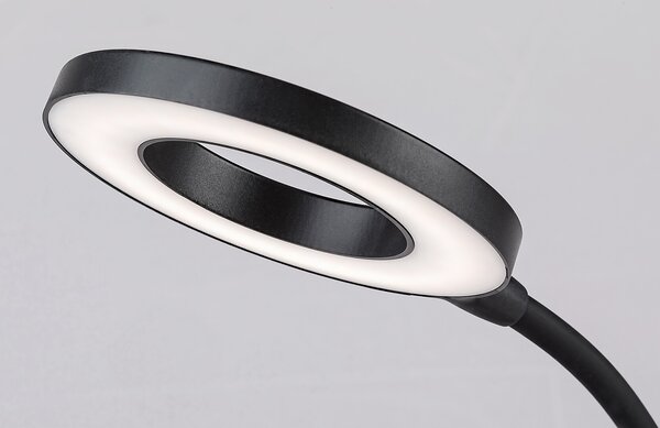Rabalux 74013 Hardin LED Moderní stolní lampička | Variabilní | Stmívatelné | 5W | Bílá | Černá - r-74013
