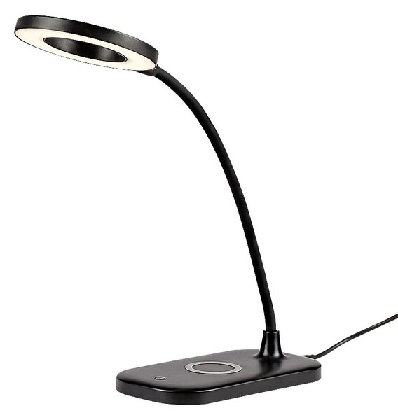 Rabalux 74013 Hardin LED Moderní stolní lampička | Variabilní | Stmívatelné | 5W | Bílá | Černá - r-74013
