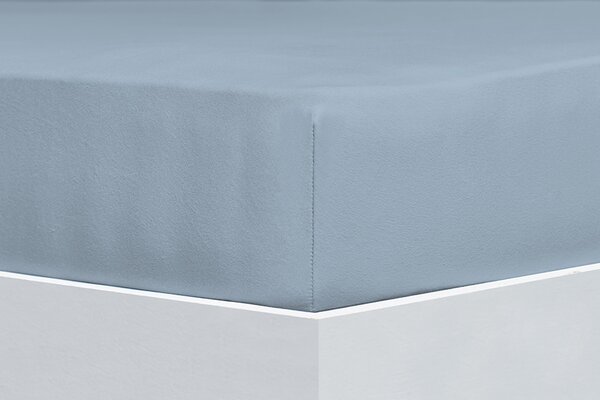 Florella Prostěradlo Organic Cotton Jersey Kristallblau Zvolte jeden rozměr prostěradla: 90-100x200 cm