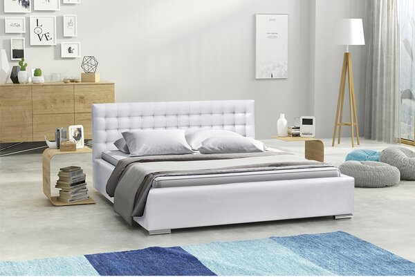 Postel IAN 19 STANDARD 180x200 cm - stříbrné nohy Zelená