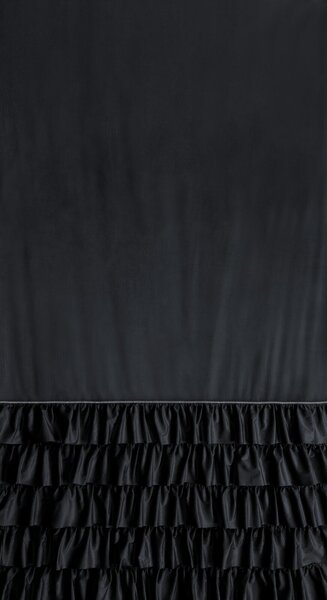 ZATEMŇOVACÍ ZÁVĚS NA PÁSCE CARLI 140X250 CM ČERNÁ